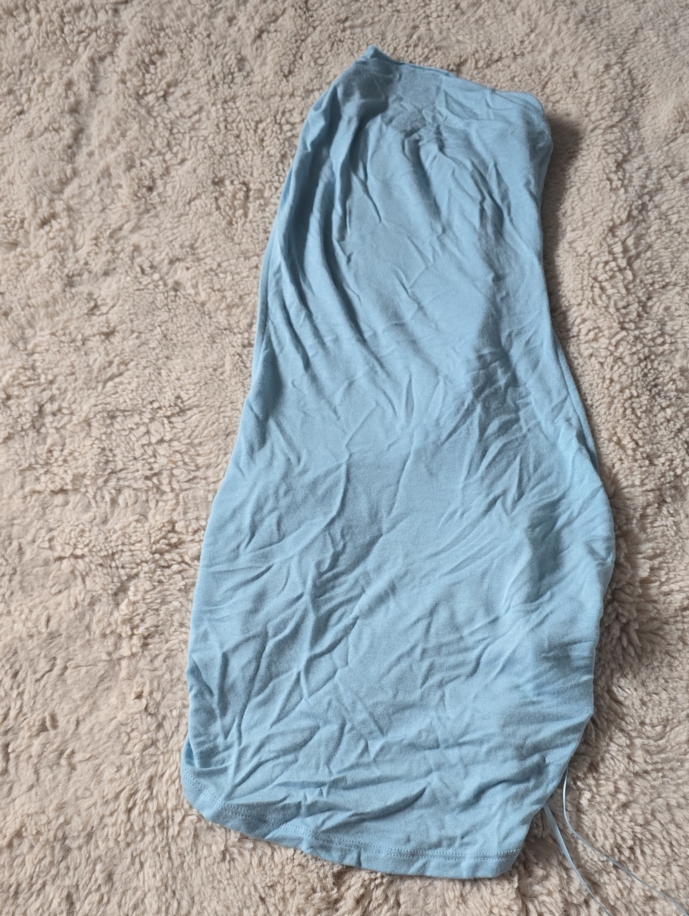 Urban Outfitters Pale Blue Pencil Midi Skirt